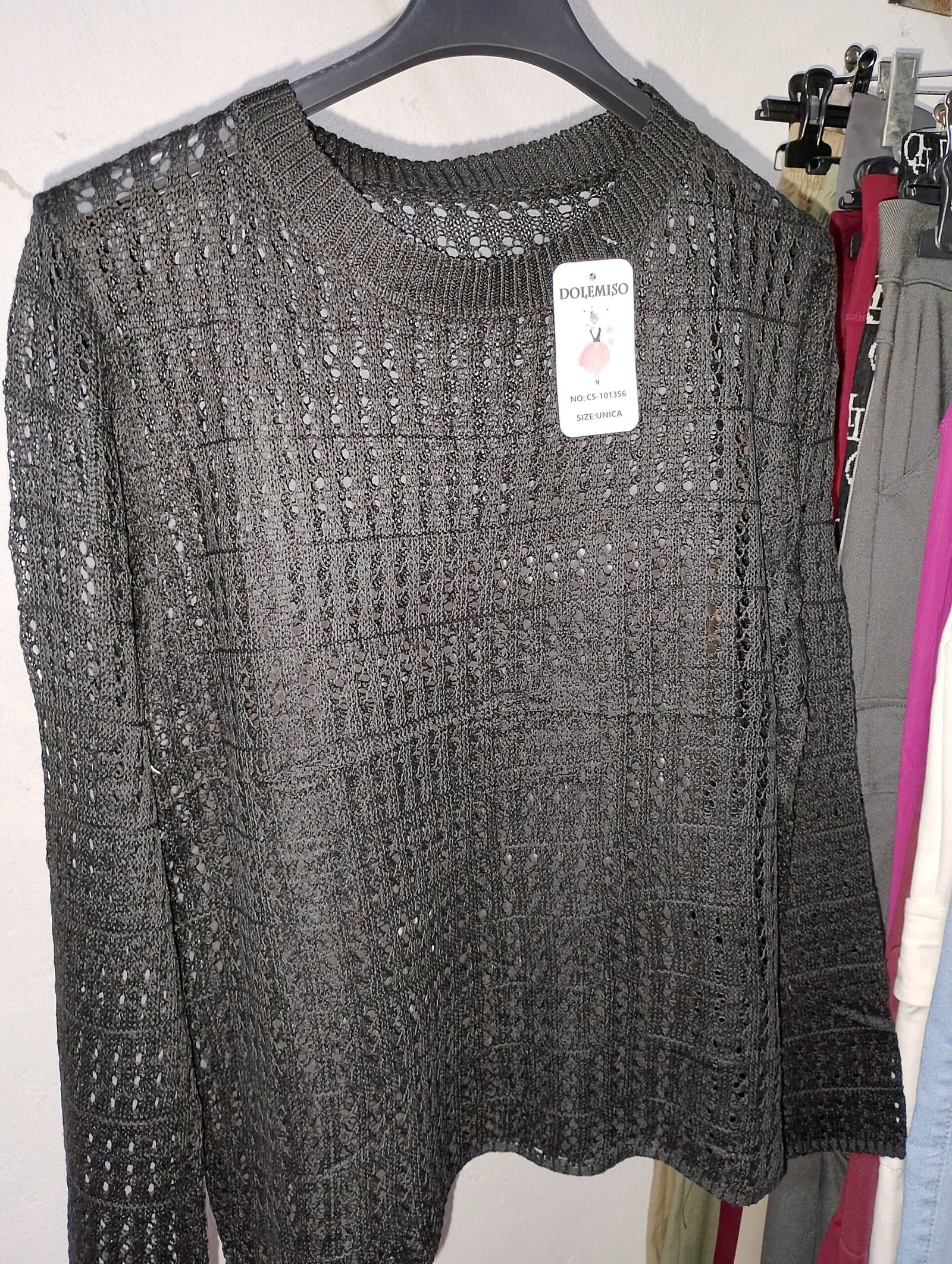 Sweater de hilo calado - Imagen 2