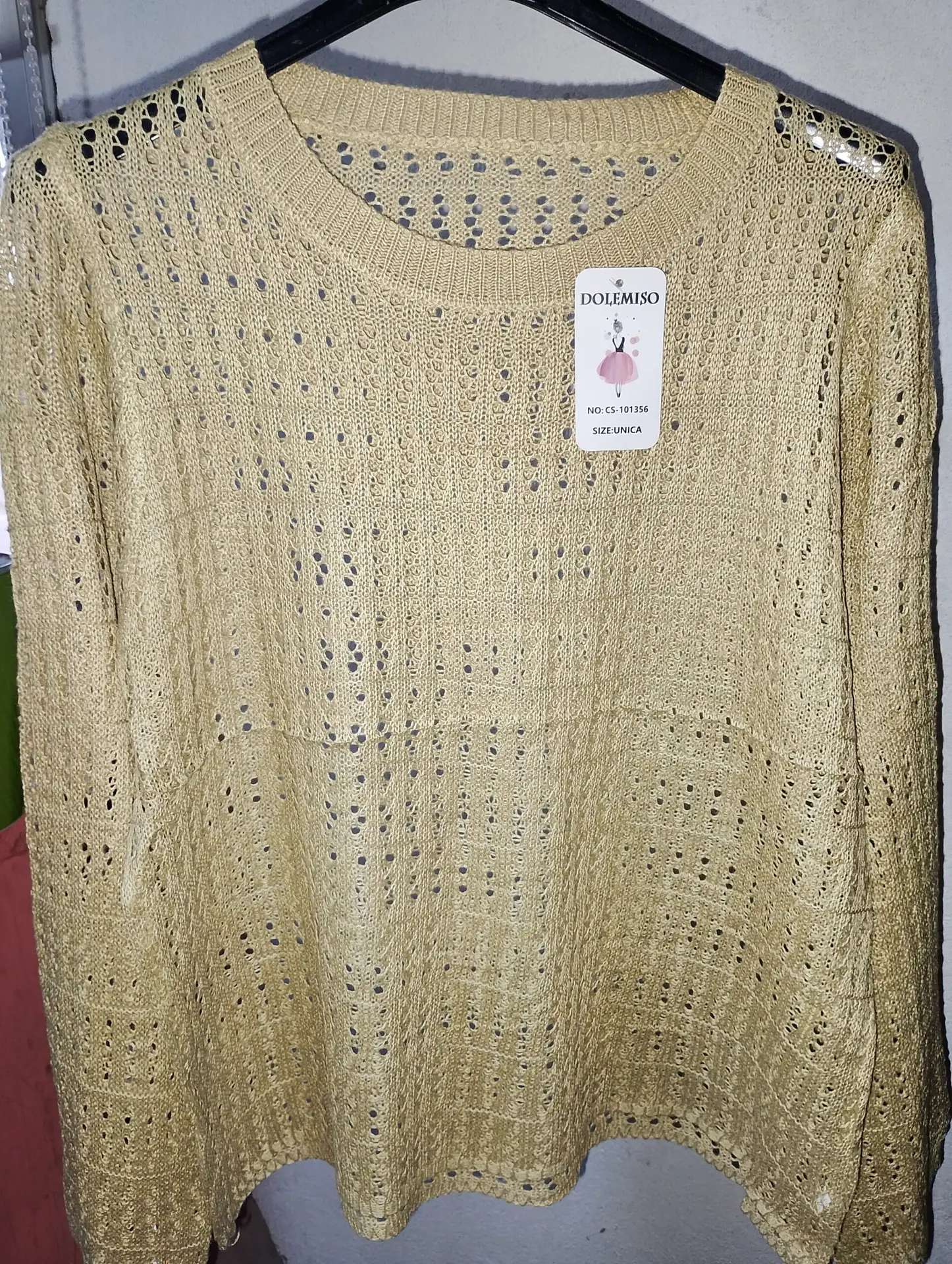 Sweater de hilo calado