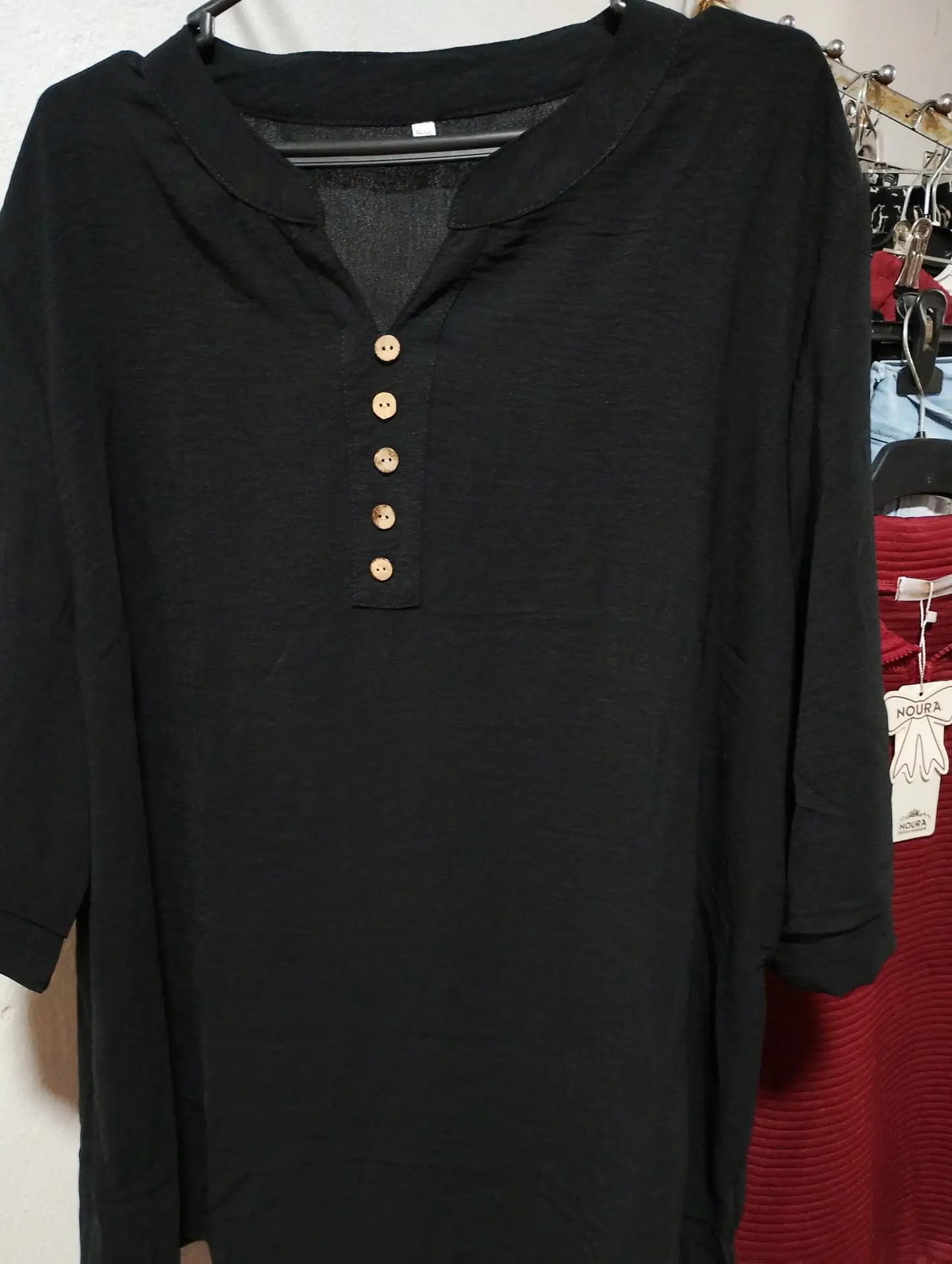 Blusa oversize negra